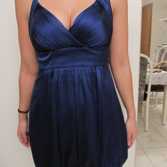COPY - Stunning Metallic Blue/Purple Dress from Marciano - Picture 4 of 4